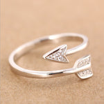 Silver Plated Arrow Ring