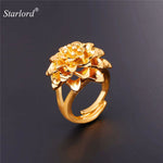 Gold Blooming Flower Ring