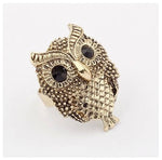 Vintage Gold Owl Ring